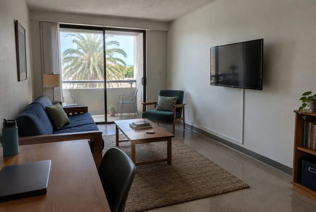 TV mounted in a typical Northridge home — Santa Clarita TV Mounting
